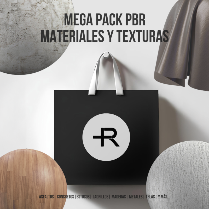 mega pack pbr materiales y texturas MEGA PACK PBR - MATERIALES Y TEXTURAS
