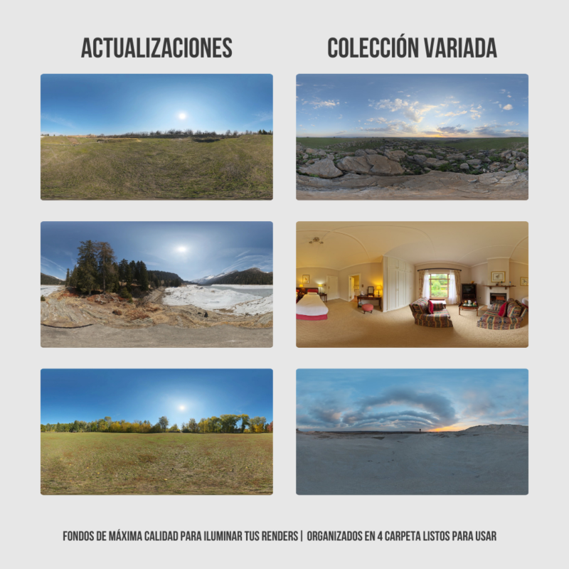 pack de iluminaciÓn hdri