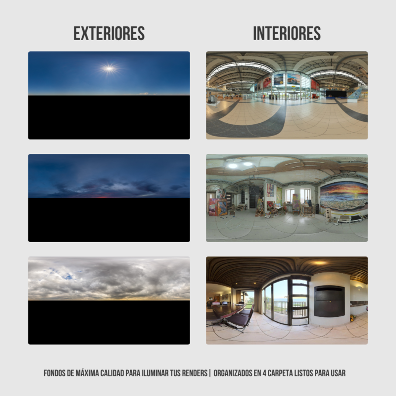 pack de iluminaciÓn hdri