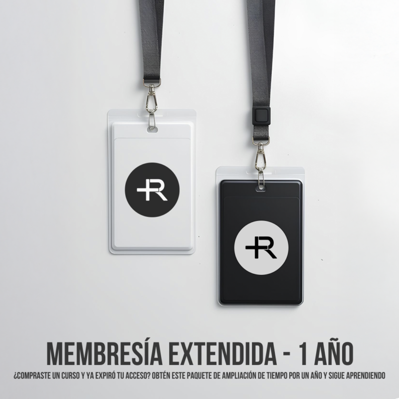 EXTENSIÓN DE MEMBRESÍA - 1 AÑO