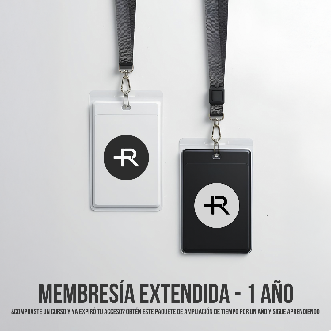 EXTENSIÓN DE MEMBRESÍA – 1 AÑO - MAS RENDER